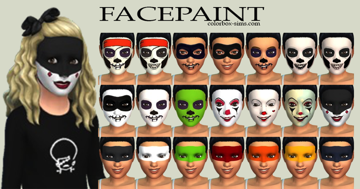 Sims 4 cc face paint - eventsjolo